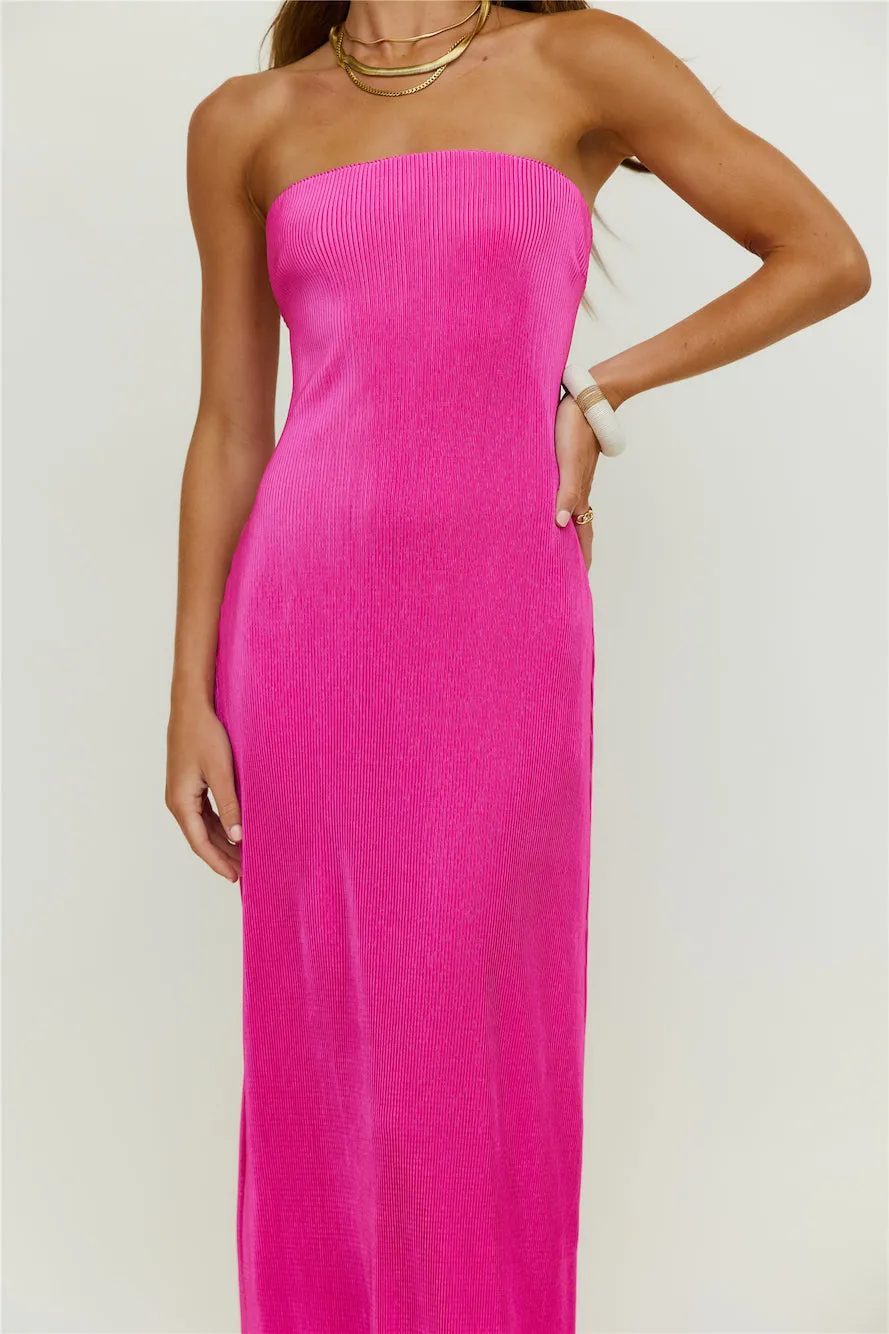 Thinking Of Dusk Maxi Dress Pink sold by Fortunate One product image thumbnail 4