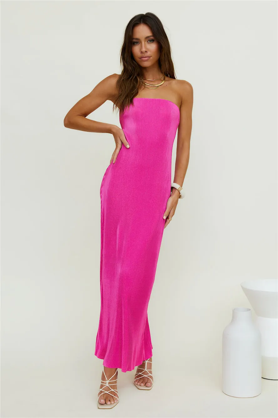 Thinking Of Dusk Maxi Dress Pink sold by Fortunate One product image thumbnail 5