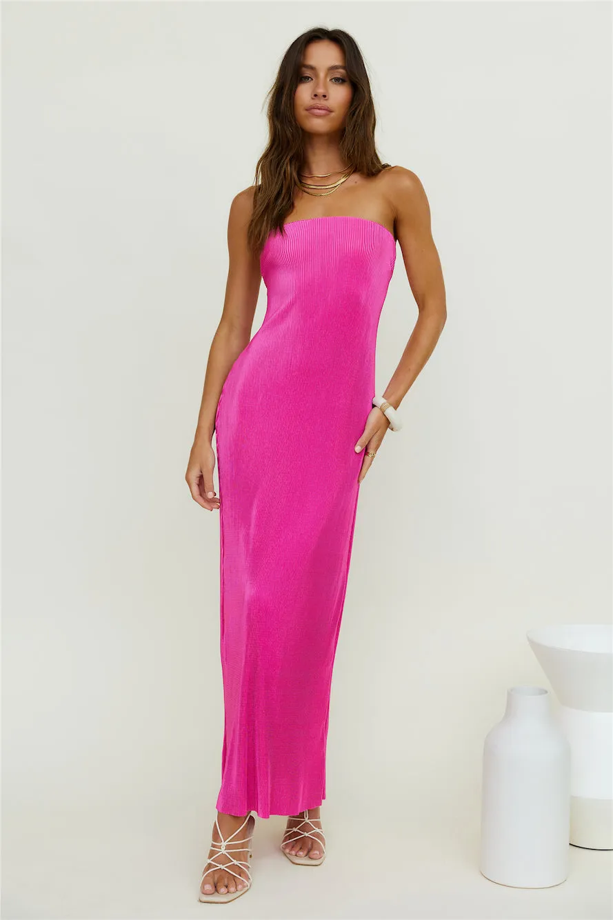 Thinking Of Dusk Maxi Dress Pink sold by Fortunate One product image thumbnail 2