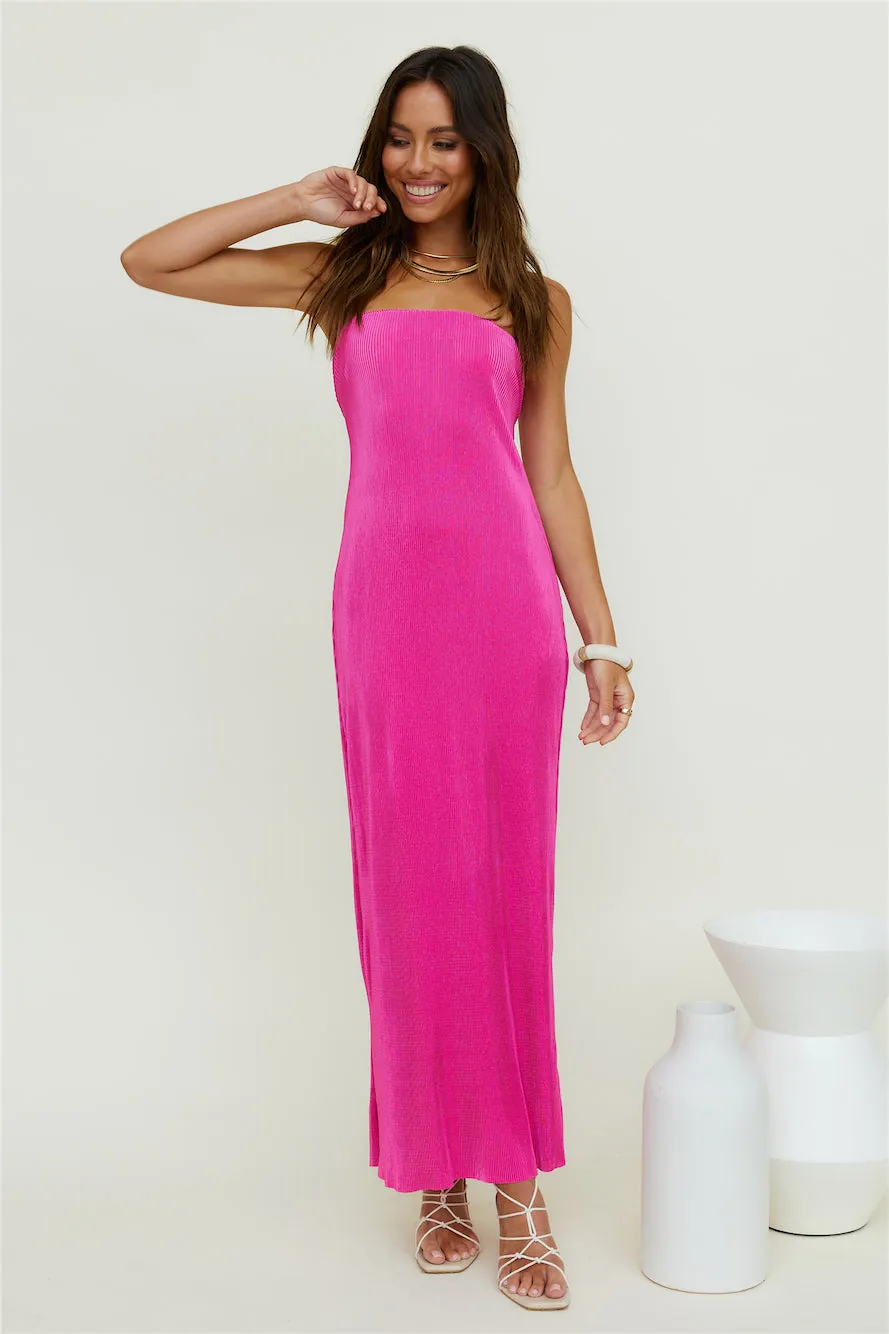 Thinking Of Dusk Maxi Dress Pink sold by Fortunate One product image thumbnail 3