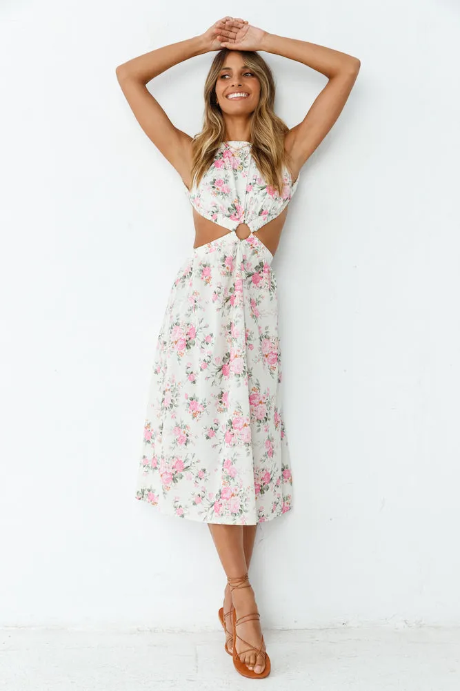 Sweet Like Summer Midi Dress sold by Fortunate One product image thumbnail 5