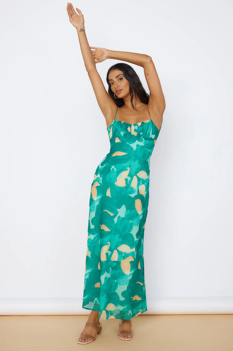 Fresh Start Maxi Dress Green sold by Fortunate One product image thumbnail 2