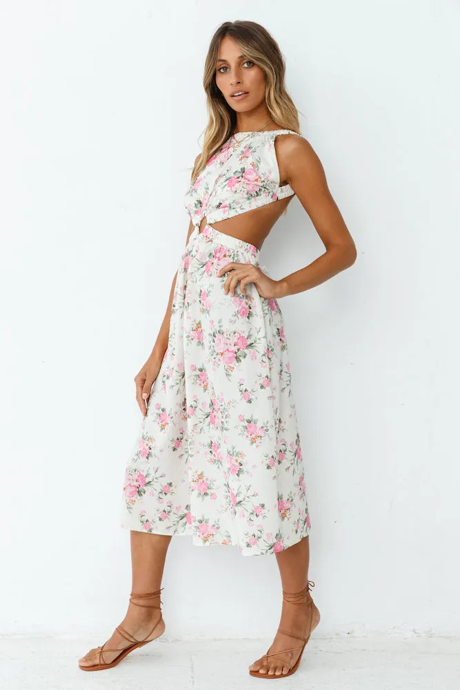Sweet Like Summer Midi Dress sold by Fortunate One product image thumbnail 4