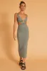 Little Taste Maxi Dress Olive sold by Fortunate One