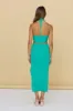 Tropical City Maxi Skirt Green sold by Fortunate One