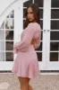 Athenia Dress Pink sold by Fortunate One
