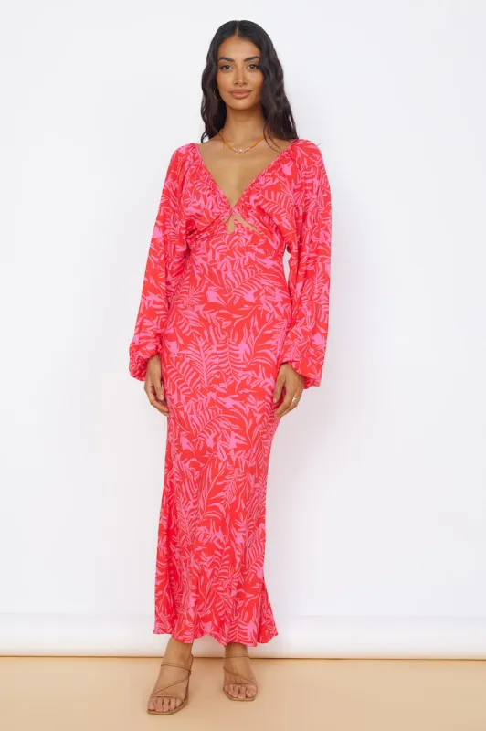 Joyful Endeavors Maxi Dress Pink sold by Fortunate One