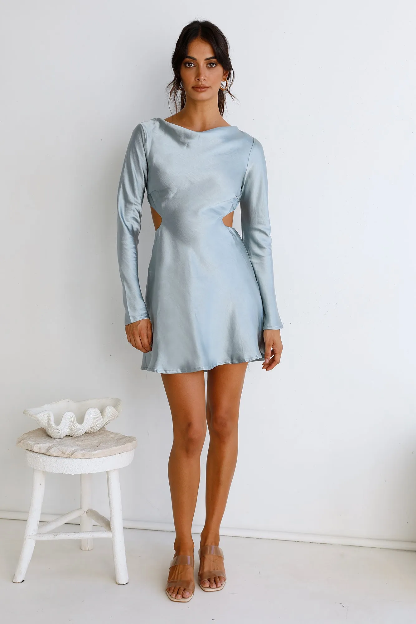 Peripheral Vision Dress Blue sold by Fortunate One