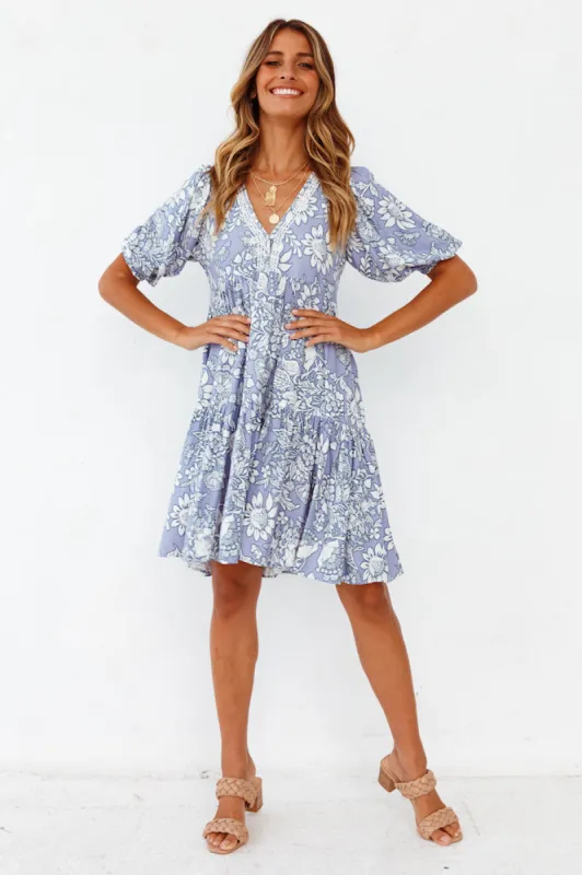 Sunstone Dress Blue sold by Fortunate One