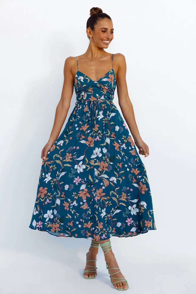 Know That Maxi Dress Teal sold by Fortunate One product image thumbnail 3