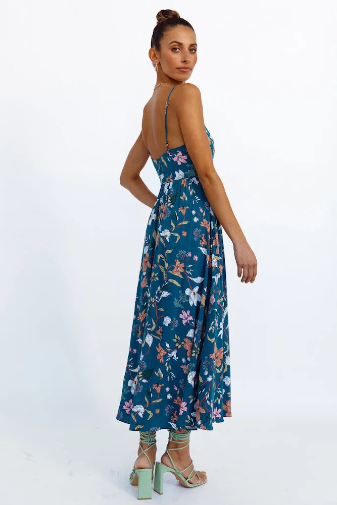 Know That Maxi Dress Teal sold by Fortunate One product image thumbnail 5