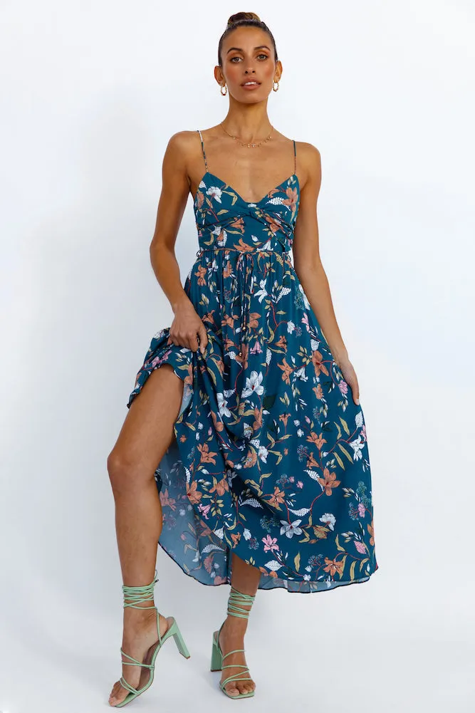 Know That Maxi Dress Teal sold by Fortunate One product image thumbnail 2