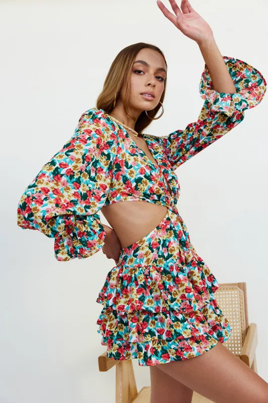 Embrace The Feeling Romper Floral sold by Fortunate One