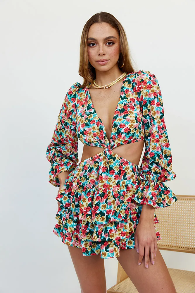 Embrace The Feeling Romper Floral sold by Fortunate One product image thumbnail 5