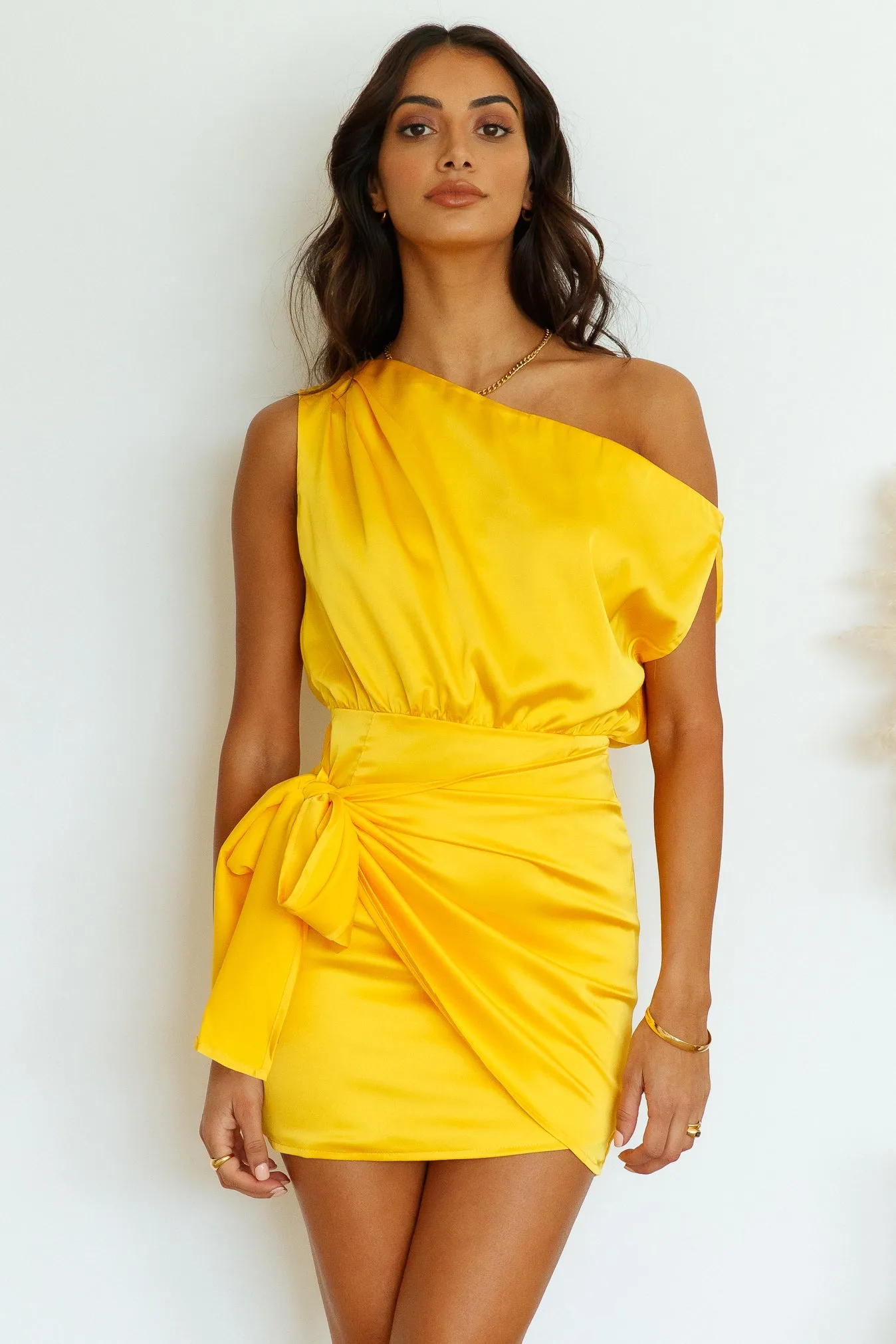 RUNAWAY THE LABEL Charisma Mini Dress Mango sold by Fortunate One product image thumbnail 2