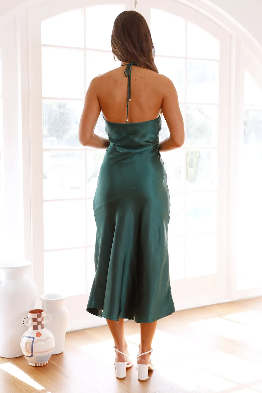Eastern Skies Maxi Dress Forest Green sold by Fortunate One product image thumbnail 5
