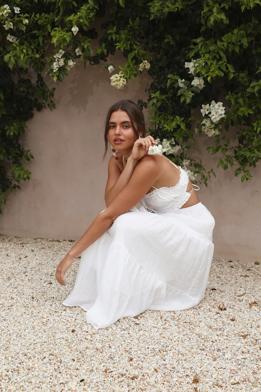 Heartbreaker Maxi Dress White sold by Fortunate One product image thumbnail 3