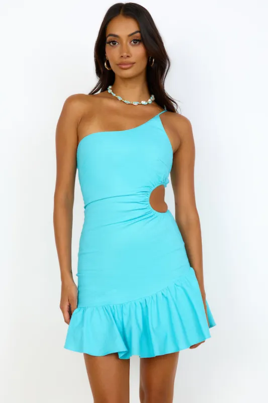 Beachside Memories Dress Blue sold by Fortunate One