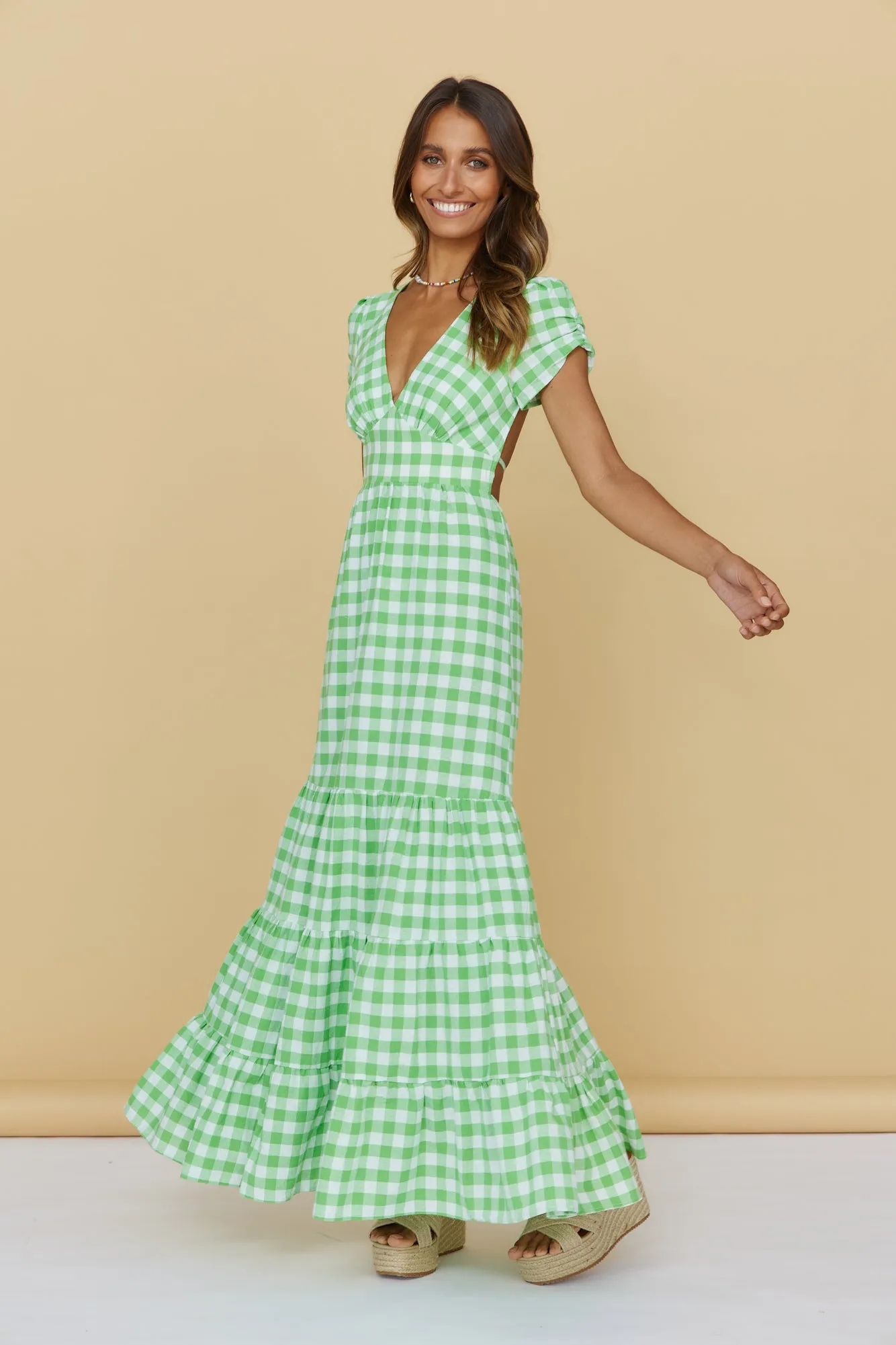 Love Is Yours Maxi Dress Green sold by Fortunate One