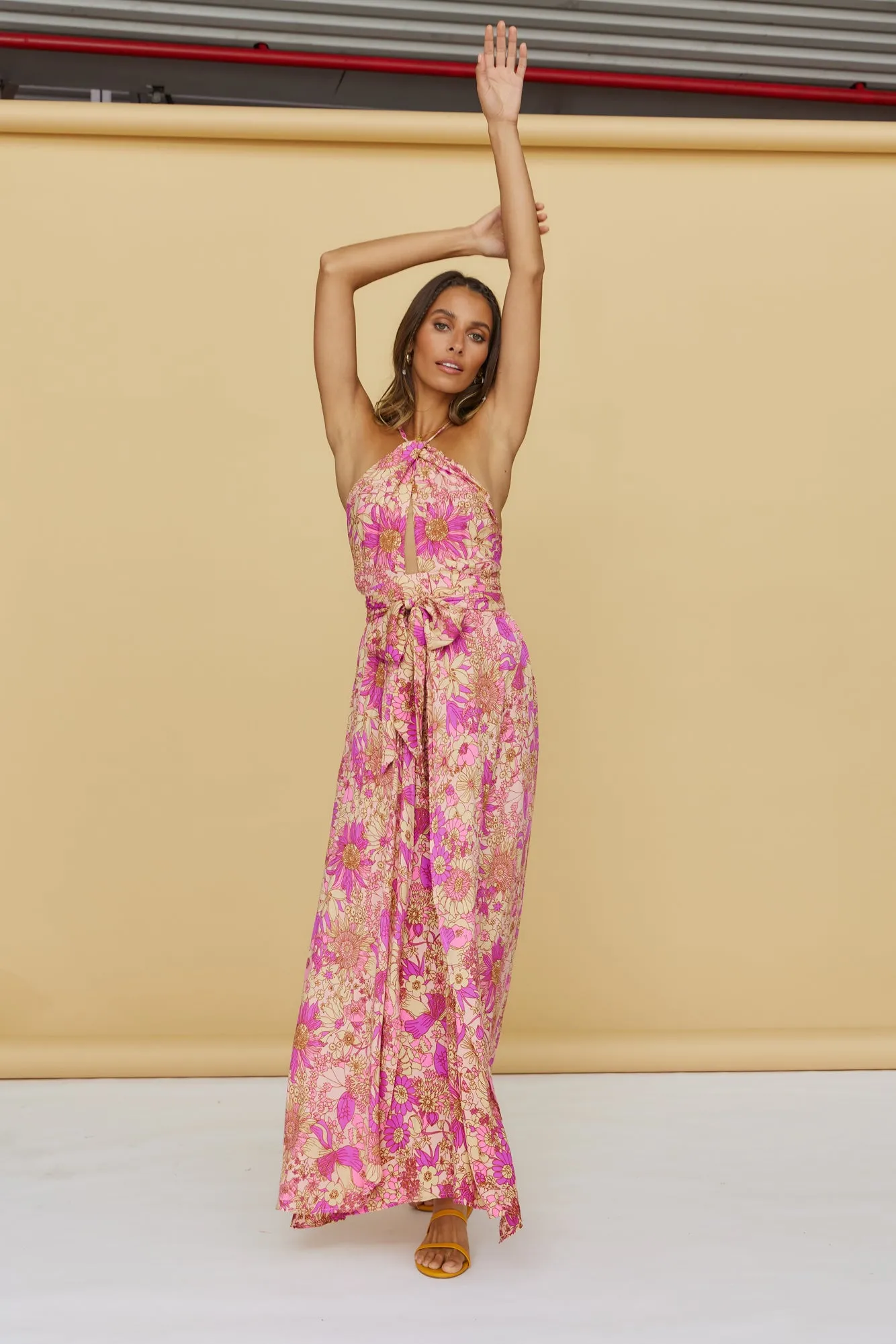 Sunset Shadows Maxi Dress Purple sold by Fortunate One product image thumbnail 4