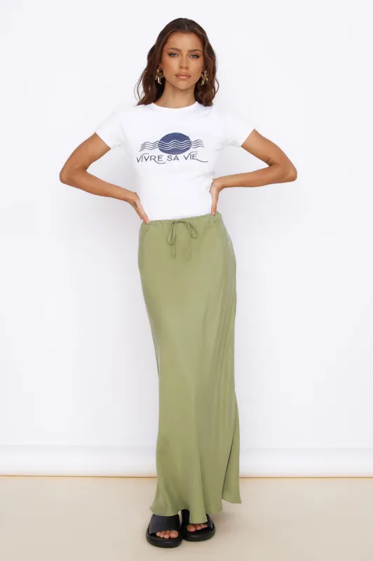 Dandelion Dreaming Skirt Sage sold by Fortunate One