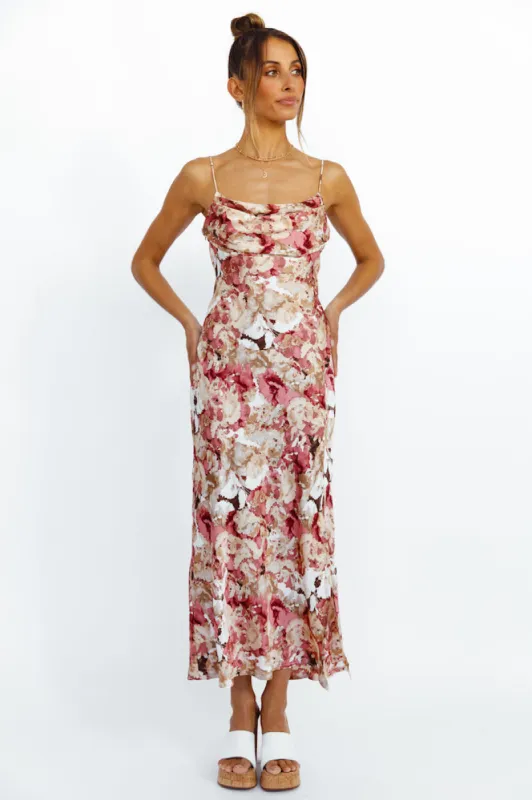 Parading Maxi Dress Red sold by Fortunate One