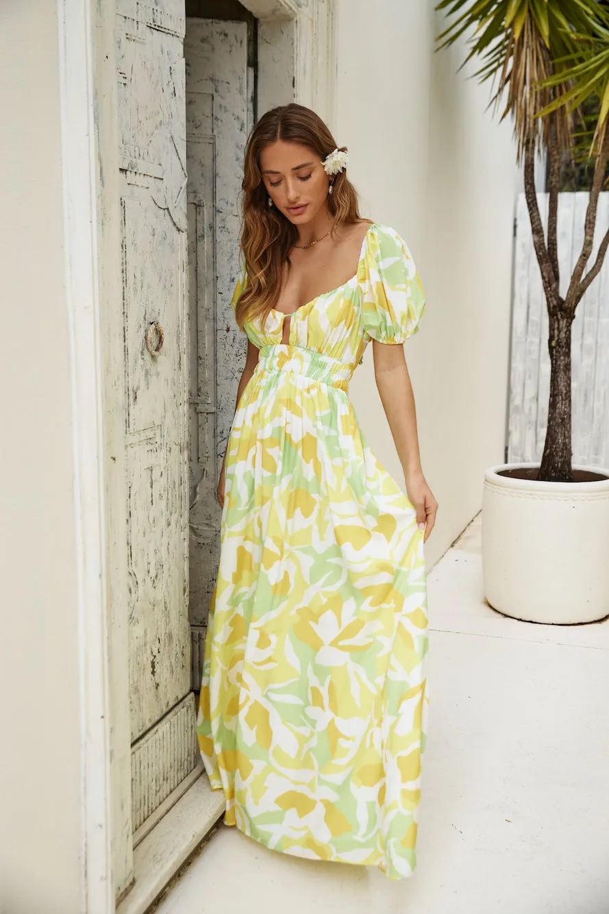 Freedom Found Maxi Dress Yellow sold by Fortunate One