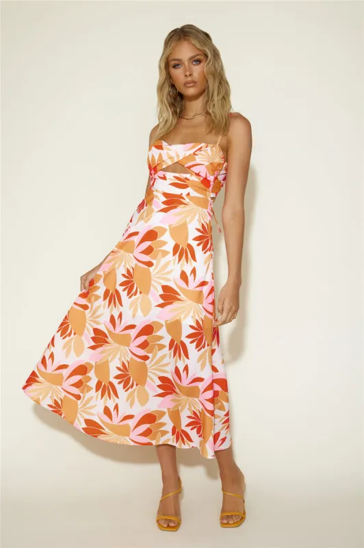 Summer Loving Maxi Dress Orange sold by Fortunate One