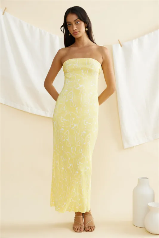 Lemon Cello Maxi Dress sold by Fortunate One