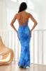 Adalynn Maxi Dress Blue sold by Fortunate One