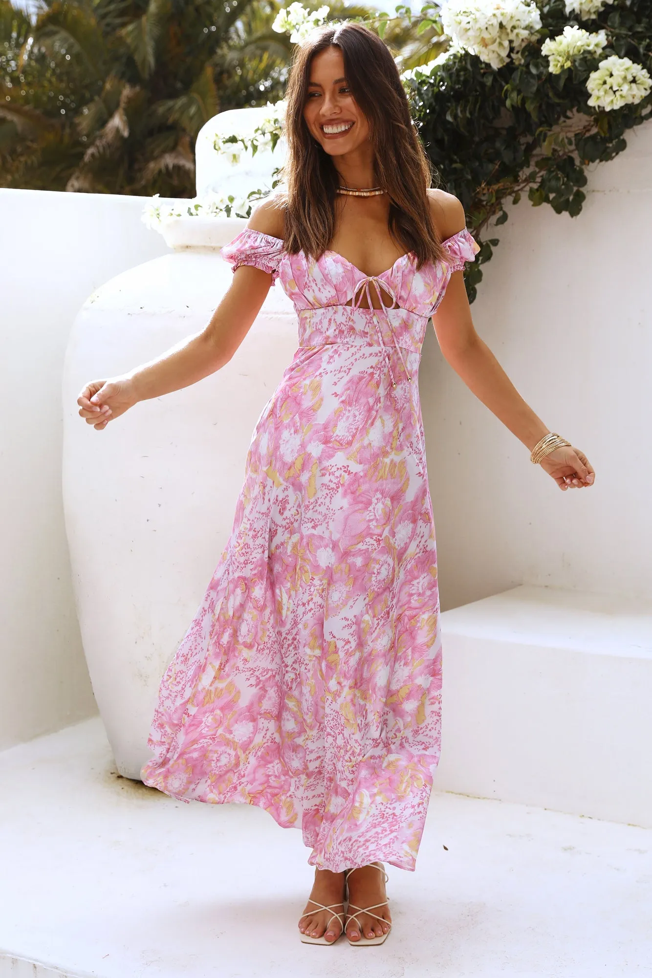 Forever And Ever Maxi Dress Pink sold by Fortunate One product image thumbnail 2