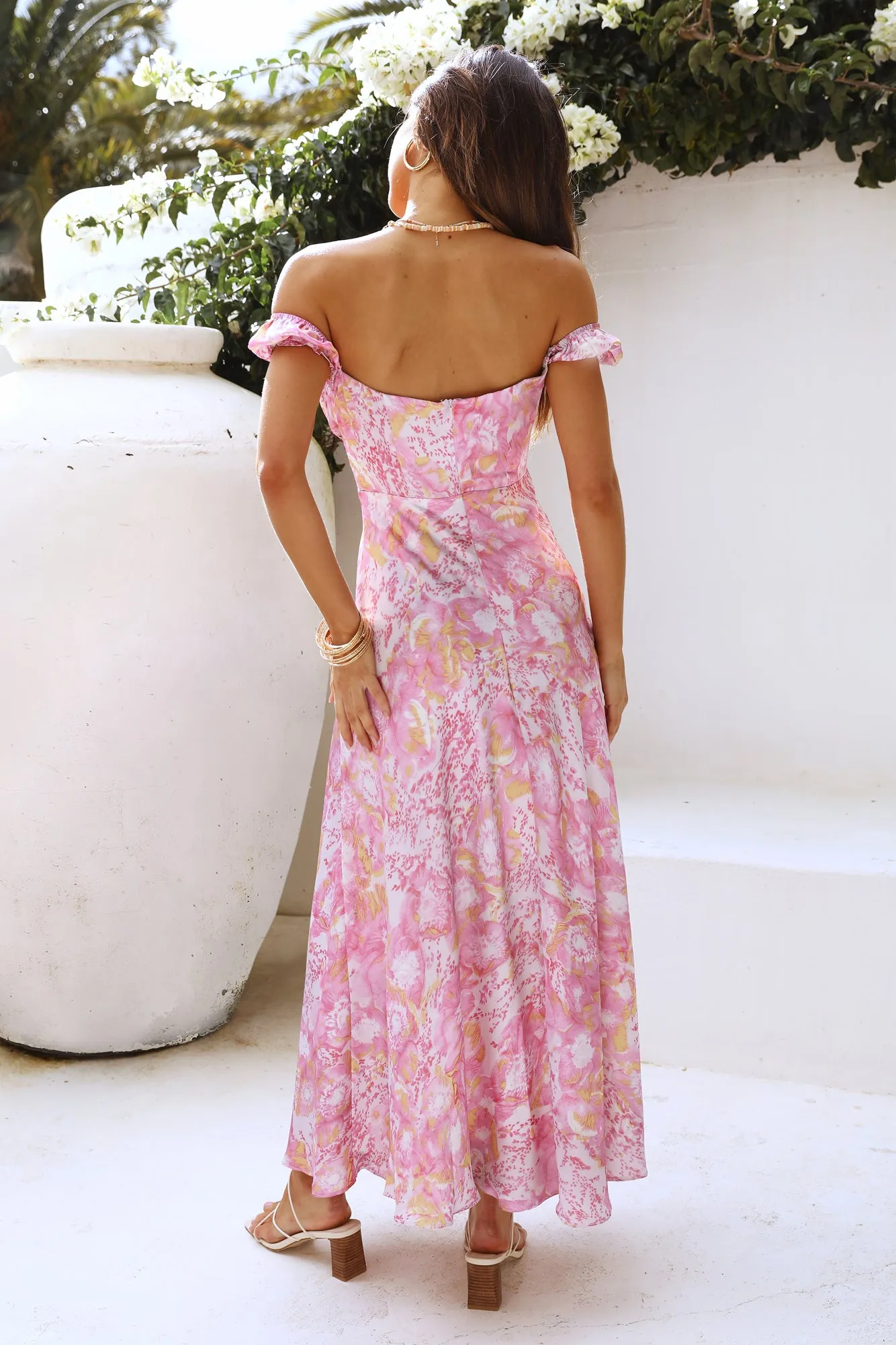 Forever And Ever Maxi Dress Pink sold by Fortunate One product image thumbnail 4