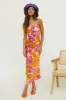 Malachime Maxi Dress Orange sold by Fortunate One