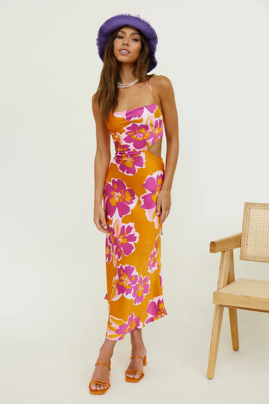 Malachime Maxi Dress Orange sold by Fortunate One product image thumbnail 2