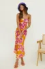Malachime Maxi Dress Orange sold by Fortunate One