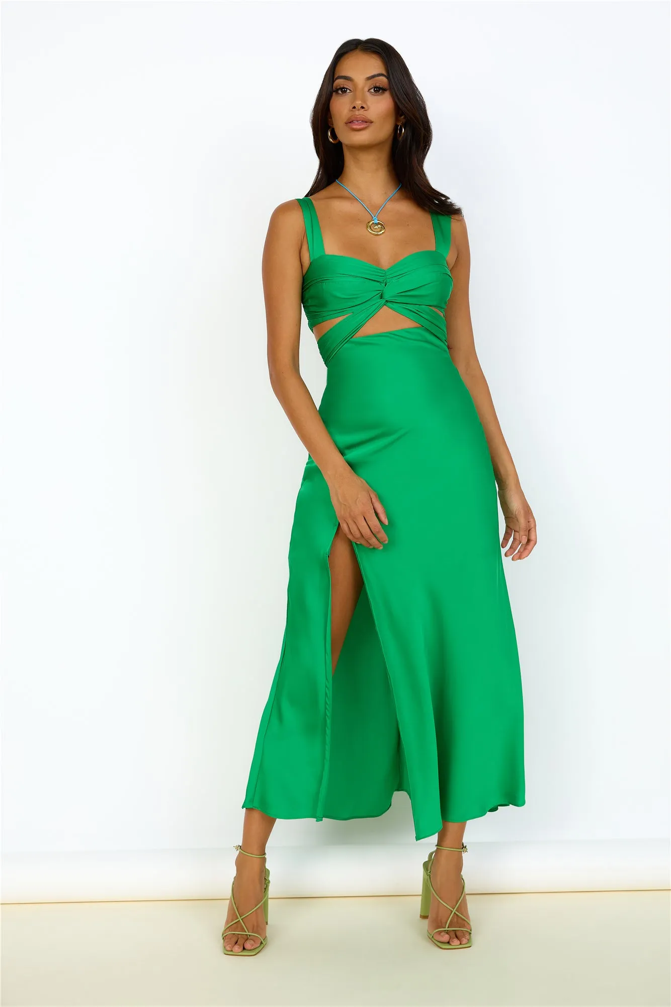 Ivy Grows Maxi Dress Green sold by Fortunate One product image thumbnail 2