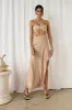 Butterfly Effect Maxi Dress Brown sold by Fortunate One