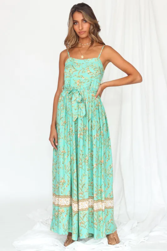 Inner Gypsy Jumpsuit Mint sold by Fortunate One