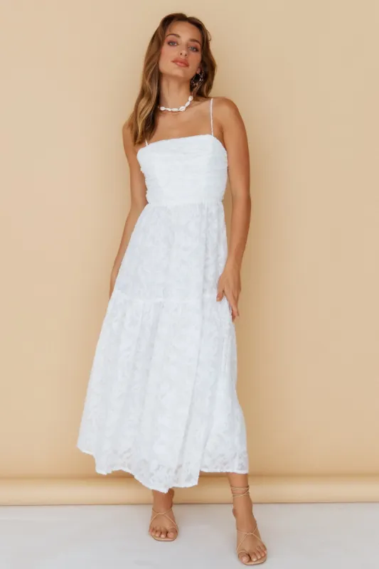 Instant Joy Maxi Dress White sold by Fortunate One