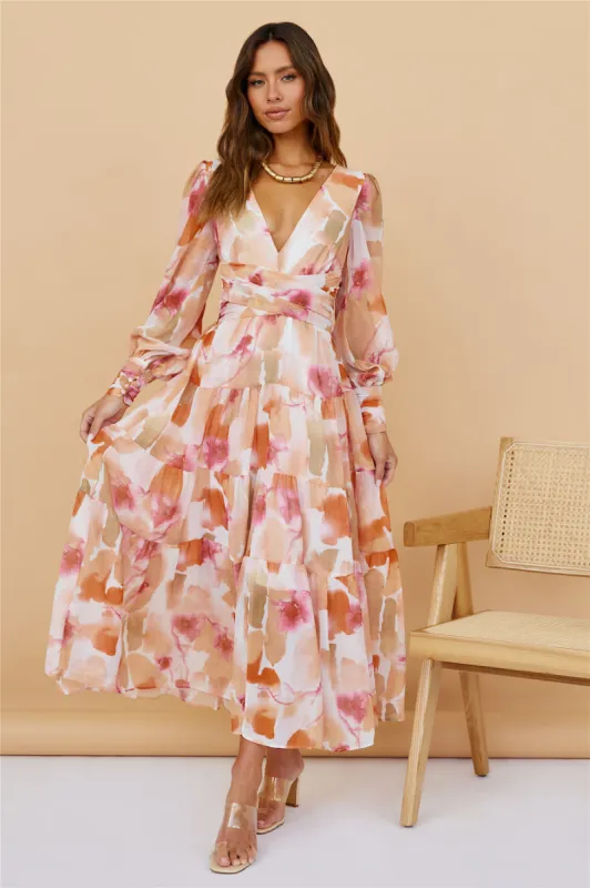 Find Your Truth Maxi Dress Orange sold by Fortunate One