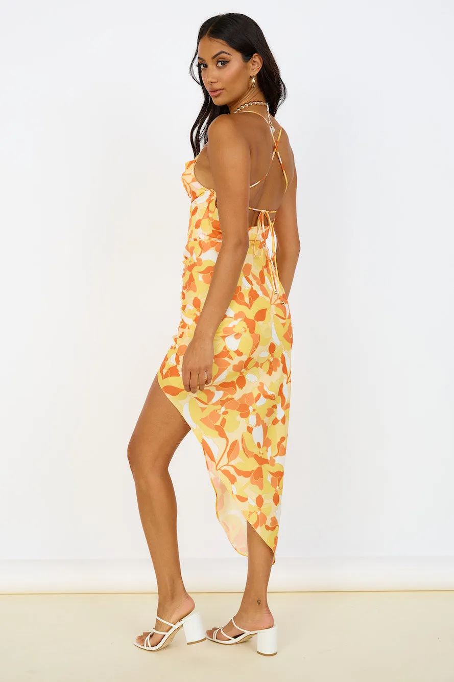 Glowing Skies Maxi Dress Yellow sold by Fortunate One product image thumbnail 5