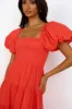 Adela Maxi Dress Red sold by Fortunate One