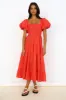 Adela Maxi Dress Red sold by Fortunate One