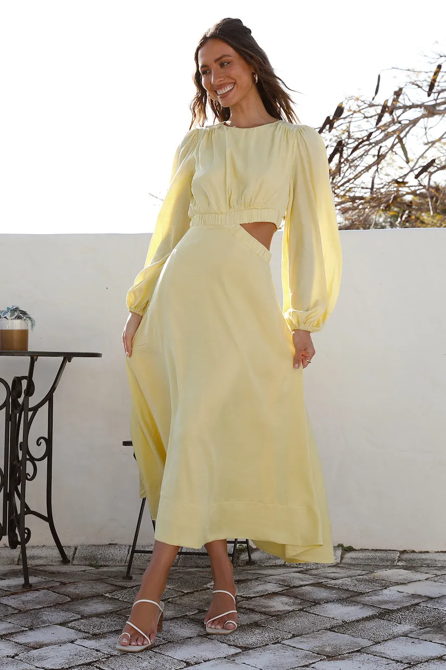 Miles Apart Maxi Dress Yellow sold by Fortunate One product image thumbnail 2
