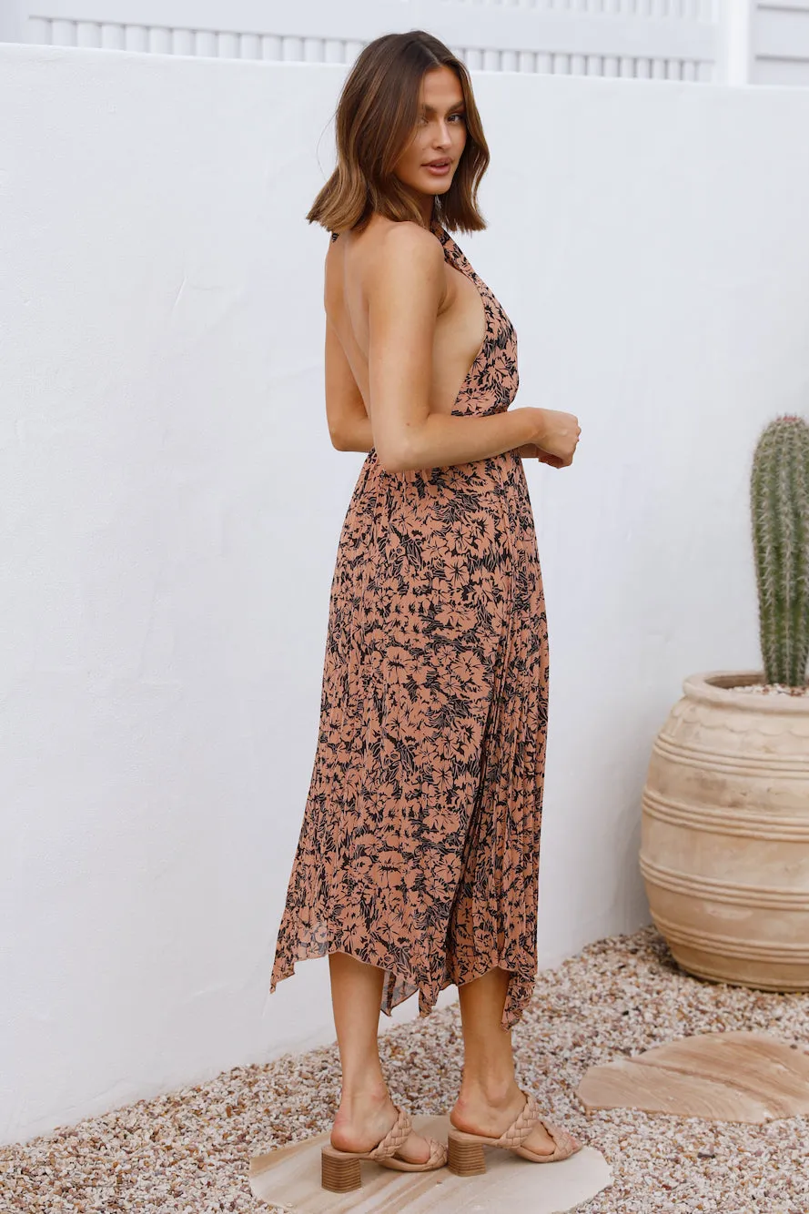 Everywhere Under The Sun Maxi Dress Tan sold by Fortunate One product image thumbnail 4