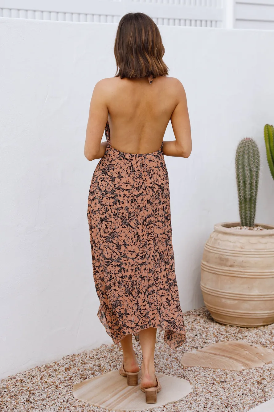 Everywhere Under The Sun Maxi Dress Tan sold by Fortunate One product image thumbnail 5