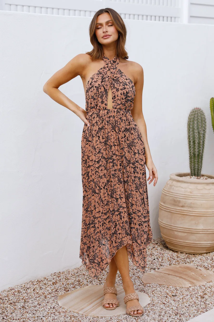 Everywhere Under The Sun Maxi Dress Tan sold by Fortunate One product image thumbnail 2