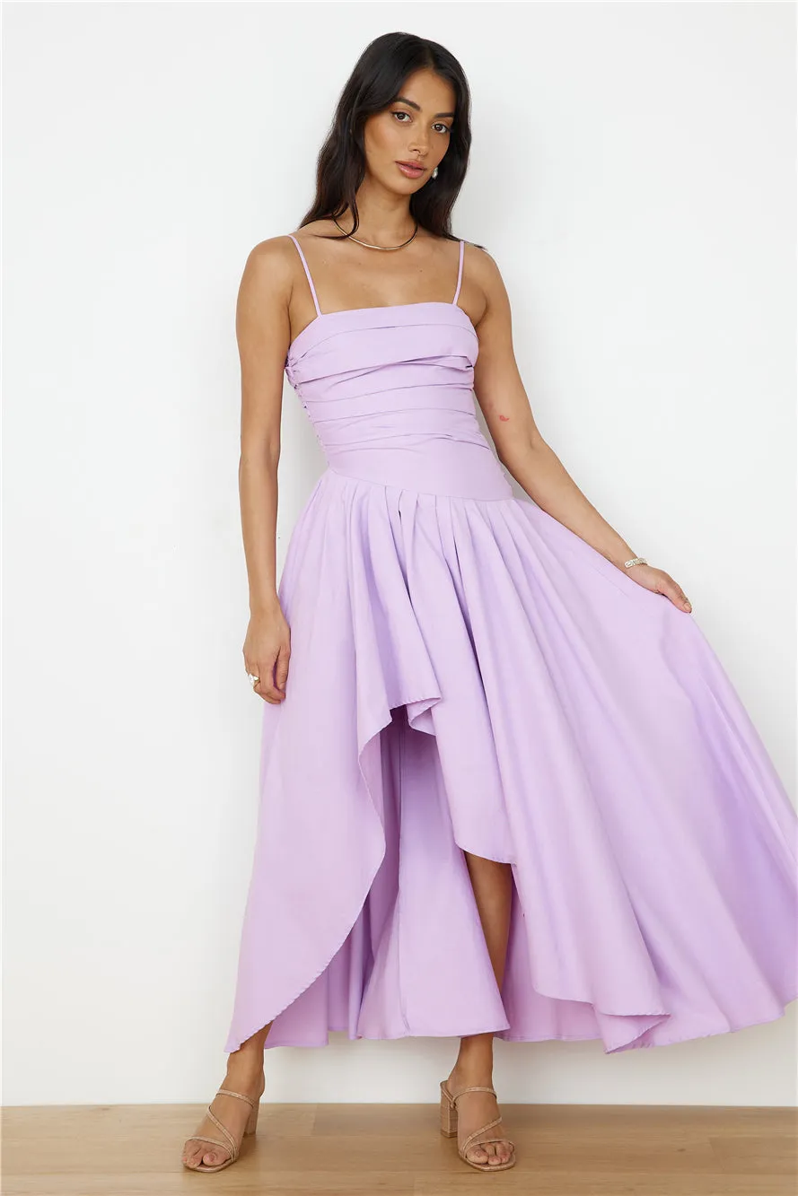 Supermoon Midi Dress Purple sold by Fortunate One product image thumbnail 3