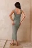 Think Of Me Mesh Maxi Dress Green sold by Fortunate One