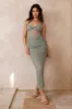 Think Of Me Mesh Maxi Dress Green sold by Fortunate One